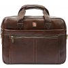 Nordee S137 hnedá pánska kožená aktovka, notebook 15,6 Nordee S137 hnedá pánska kožená aktovka, notebook 15,6
