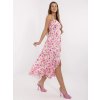 Factory Romantické ružové letné midi šaty s kvetinovým vzorom Farba: Ružová, Veľkosť: UNI Factory Romantické ružové letné midi šaty s kvetinovým vzorom Farba: Ružová, Veľkosť: UNI