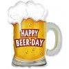 Fóliový balónik Pivo Happy Beer-day 60 cm