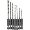 STAVTOOL - Vrtáky HSS 1,5-6mm 6-hranný úchyt sada 7 dielov P26207 STAVTOOL - Vrtáky HSS 1,5-6mm 6-hranný úchyt sada 7 dielov P26207
