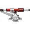 BITUBO Steering damper kit BITUBO at side mounting with red shock absorber BITUBO Steering damper kit BITUBO at side mounting with red shock absorber