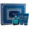 Versace Eros EDT 50 ml + sprchový gél 50 ml + balzam po holení 50 ml darčeková sada