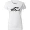 T-ričko Volkswagen Golf Mk2 Line dámske tričko Farba trička: Trávová zelená, Farba potlače: Biela, Veľkosť: M T-ričko Volkswagen Golf Mk2 Line dámske tričko Farba trička: Trávová zelená, Farba potlače: Biela, Veľkosť: M