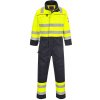 Portwest FR60 Multi-Norm Hi-Vis nehorľavá kombinéza žltá-námornícka modrá XXXL