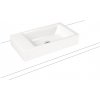 Kaldewei Puro umývadlo 55x30 cm obdĺžnik pultové umývadlo biela 906906013001 Kaldewei Puro umývadlo 55x30 cm obdĺžnik pultové umývadlo biela 906906013001
