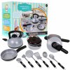 JOKO Detská Sada Hrncov a kuchynských potrieb 12ks + Tlakový Hrniec strieborná JOKO Detská Sada Hrncov a kuchynských potrieb 12ks + Tlakový Hrniec strieborná