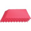 Merco Colored Puzzle fitness podložka červená balení 4 ks 31218 40606 Merco Colored Puzzle fitness podložka červená balení 4 ks 31218 40606