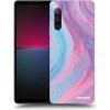 Picasee silikónový prehľadný obal pre Sony Xperia 10 IV 5G - Pink liquid Picasee silikónový prehľadný obal pre Sony Xperia 10 IV 5G - Pink liquid