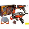 Lean Toys pištoľ s penovými nábojmi a maskou oranžovo čierna Lean Toys pištoľ s penovými nábojmi a maskou oranžovo čierna