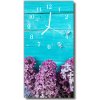 Nástenné hodiny vertikálne Kvety drevo bez farby 30x60 cm Nástenné hodiny vertikálne Kvety drevo bez farby 30x60 cm