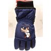 Echt Doggy detské modré lyžiarske rukavice