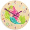 Sammer Kvalitné tiché detské hodiny na stenu s morskou pannou Syrenka Sammer Kvalitné tiché detské hodiny na stenu s morskou pannou Syrenka