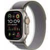 Apple Watch Ultra 2 GPS+Cellular 49mm Titanové telo - Zeleno-sivý remienok Trailový ťah (S/M) / 130-180 mm (MRF33F)