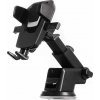 Teleskopický držiak na telefón do auta na palubnú dosku alebo čelné sklo, čierny Teleskopický držiak na telefón do auta na palubnú dosku alebo čelné sklo, čierny