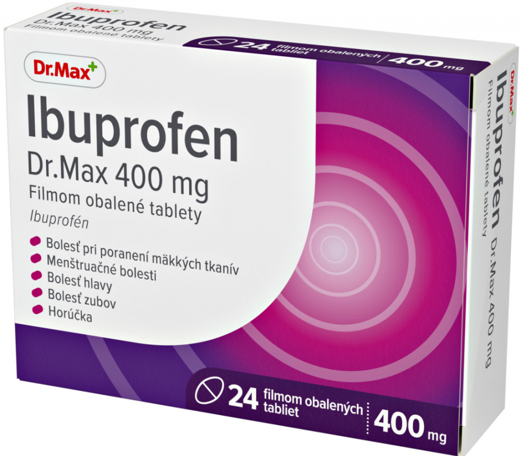 Ibuprofen Dr.Max 400 mg filmom obalené tablety tbl.flm.30 x 400 mg