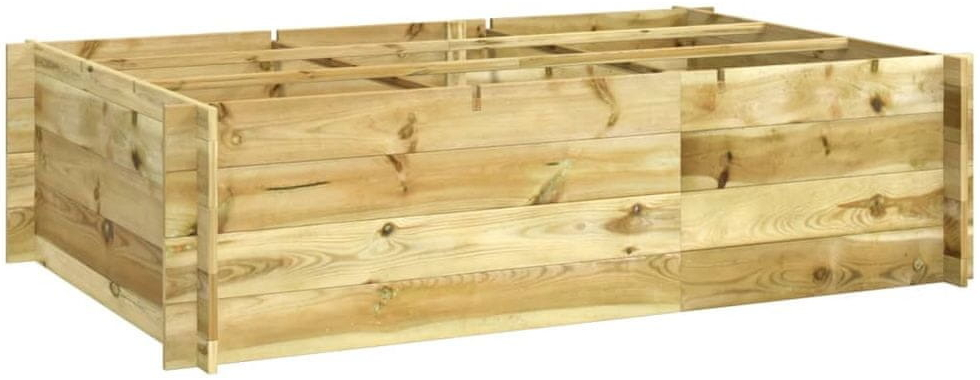 Petromila vidaXL Vyvýšený záhon 150x100x40 cm, impregnované drevo
