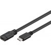 PremiumCord Prevodník Predlžovací kábel USB-C M/F, čierny, 1m ku31mf1 PremiumCord Prevodník Predlžovací kábel USB-C M/F, čierny, 1m ku31mf1