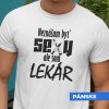 Tričko s potlačou SEXY LEKÁR Dámsky Biela S Tričko s potlačou SEXY LEKÁR Dámsky Biela S