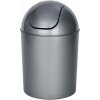 Sivý plastový odpadkový kôš 6 l Economic – Wenko Sivý plastový odpadkový kôš 6 l Economic – Wenko