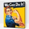 Vymalujsisam.sk Maľovanie podľa čísiel - We Can Do It! Veľkosť: 30x40cm, Rám: Na plastovej doske Vymalujsisam.sk Maľovanie podľa čísiel - We Can Do It! Veľkosť: 30x40cm, Rám: Na plastovej doske
