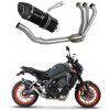 Yamaha MT 09 2021 - 2022 kompletný ladený výfukový systém HP5 BLACK + dB killer medium Yamaha MT 09 2021 - 2022 kompletný ladený výfukový systém HP5 BLACK + dB killer medium