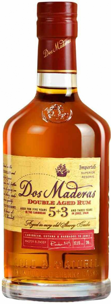 Dos Maderas 5+3 37,5% 0,7 l (čistá fľaša)
