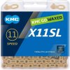 Kmc X11 SL Gold BOX Waxed reťaz Kmc X11 SL Gold BOX Waxed reťaz