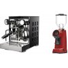 Rocket Espresso Appartamento TCA, black/black + Eureka Helios 75, ferrari red Rocket Espresso Appartamento TCA, black/black + Eureka Helios 75, ferrari red
