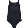 adidas plavky jednodielne Big Bars Suit G Čierna
