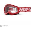 100% STRATA 2 okuliare, Red/Clear Lens 100% STRATA 2 okuliare, Red/Clear Lens