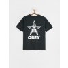 OBEY Obey Bold Star (pigment true vintage black) XL, čierna OBEY Obey Bold Star (pigment true vintage black) XL, čierna