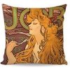 Matějovský Návlek Job Alfons Mucha, Bavlna DELUXE DIGITAL, Digital návlek 40x40cm Matějovský Návlek Job Alfons Mucha, Bavlna DELUXE DIGITAL, Digital návlek 40x40cm