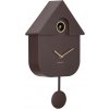 Moderné kukučkové hodiny Karlsson Modern Cuckoo Oro KA6094DB (41 cm) – Earth Brown so zlatým vtáčikom Moderné kukučkové hodiny Karlsson Modern Cuckoo Oro KA6094DB (41 cm) – Earth Brown so zlatým vtáčikom