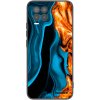 Picasee silikónový čierny obal pre Realme 8 Pro - Gold blue Picasee silikónový čierny obal pre Realme 8 Pro - Gold blue