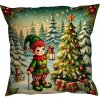Warmu Vianočná obliečka Škriatok pri stromčeku – rozprávkový motív s darčekmi 40x40 cm Warmu Vianočná obliečka Škriatok pri stromčeku – rozprávkový motív s darčekmi 40x40 cm