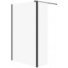 Cersanit Mille - Sprchová stena Walk-In, 120x200 cm, čierna/číre sklo S601-180 Cersanit Mille - Sprchová stena Walk-In, 120x200 cm, čierna/číre sklo S601-180
