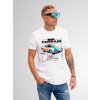 Pánske biele tričko s potlačou VSB FERRARI, ZVOĽTE VEĽKOSŤ OBLEČENIA S Pánske biele tričko s potlačou VSB FERRARI, ZVOĽTE VEĽKOSŤ OBLEČENIA S