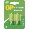 Zinko-chloridová batéria GP Greencell R14 (C), 2 ks 2ks B1231 Zinko-chloridová batéria GP Greencell R14 (C), 2 ks 2ks B1231