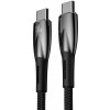 Kábel USB-C pre rad Baseus Glimmer, 100 W, 1 m (čierny) Kábel USB-C pre rad Baseus Glimmer, 100 W, 1 m (čierny)