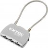 Extol Craft 78115 - Zámok visací lankový, kódovací, na batožinu