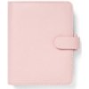Filofax Pocket Saffiano A7 týždenný 2026 ružový