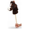 HOBBY HORSE TMAVOHNEDÁ HRAČKA HLAVA KONÍKA NA PALICI, KÔŇ NA SKÁKANIE PRE ZÁBAVU HOBBY HORSE TMAVOHNEDÁ HRAČKA HLAVA KONÍKA NA PALICI, KÔŇ NA SKÁKANIE PRE ZÁBAVU