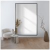 Alfaram Obdĺžnikové zrkadlo v minimalistickom čiernom ráme - 1201 - farba rámu podľa vášho výberu 146045 Alfaram Obdĺžnikové zrkadlo v minimalistickom čiernom ráme - 1201 - farba rámu podľa vášho výberu 146045