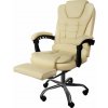 Malatec 23287 Kancelárska stolička EKO koža krémová Malatec 23287 Kancelárska stolička EKO koža krémová