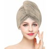 Kaptan Rýchloschnúci froté turban na vlasy, béžový Kaptan Rýchloschnúci froté turban na vlasy, béžový