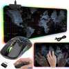 BEZDRÔTOVÁ MYŠ A RGB XXL GAMINGOVÁ PODLOŽKA POD MYŠ BEZDRÔTOVÁ MYŠ A RGB XXL GAMINGOVÁ PODLOŽKA POD MYŠ