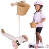 EVO detská trojkolesová kolobežka s košíkom Mini Cruiser ružová EVO detská trojkolesová kolobežka s košíkom Mini Cruiser ružová
