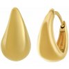 Silvego Pozlátené náušnice kruhy Speranza z chirurgickej ocele 15 mm KMM115333EGP Silvego Pozlátené náušnice kruhy Speranza z chirurgickej ocele 15 mm KMM115333EGP