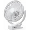 Mobilly Nabíjací ventilátor s klipom, 10000 mAh, biely Mobilly Nabíjací ventilátor s klipom, 10000 mAh, biely