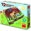 Drevené kocky Domáce zvieratká 12 Dino Drevené kocky Domáce zvieratká 12 Dino